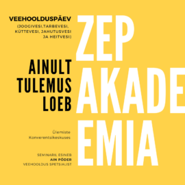 ZEP Akadeemia | Veehoolduse ja desinfitseerimise seminar
