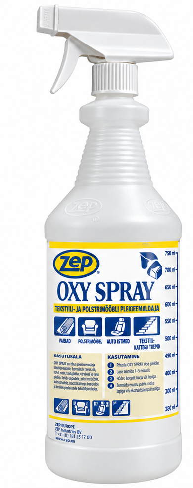 OXY SPRAY 1L – Plekieemaldusvahend tekstiililt